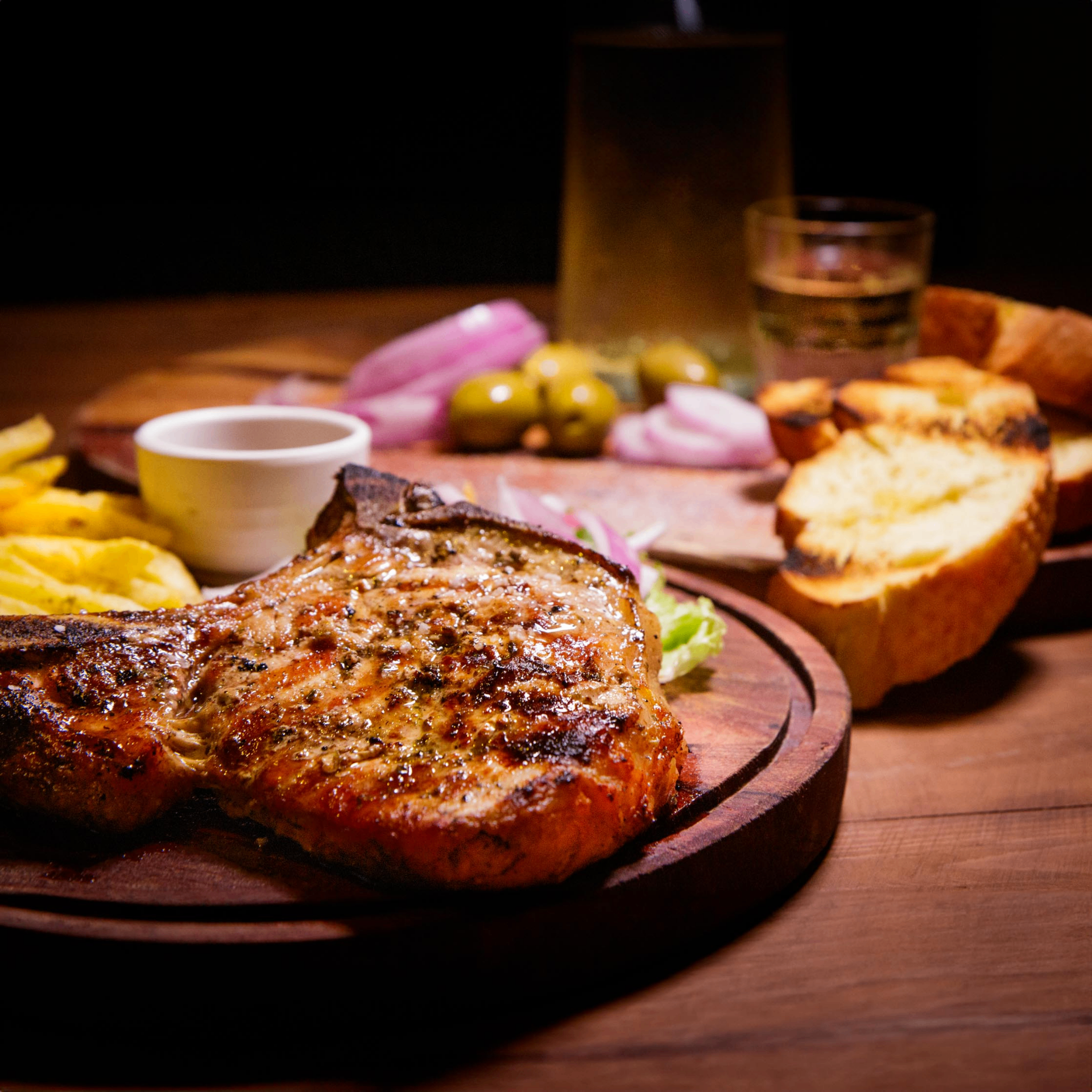 Grilled steak
