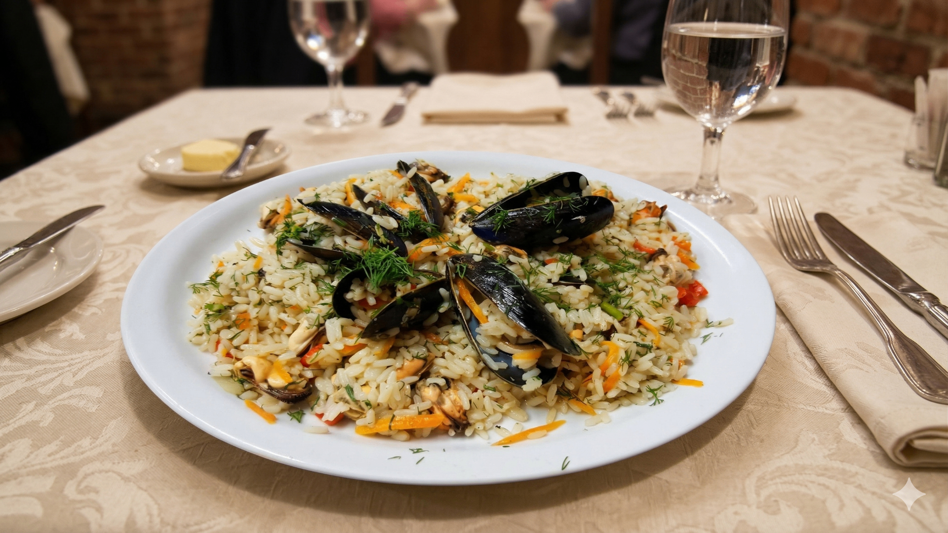Midopilafo - Mussels with rice